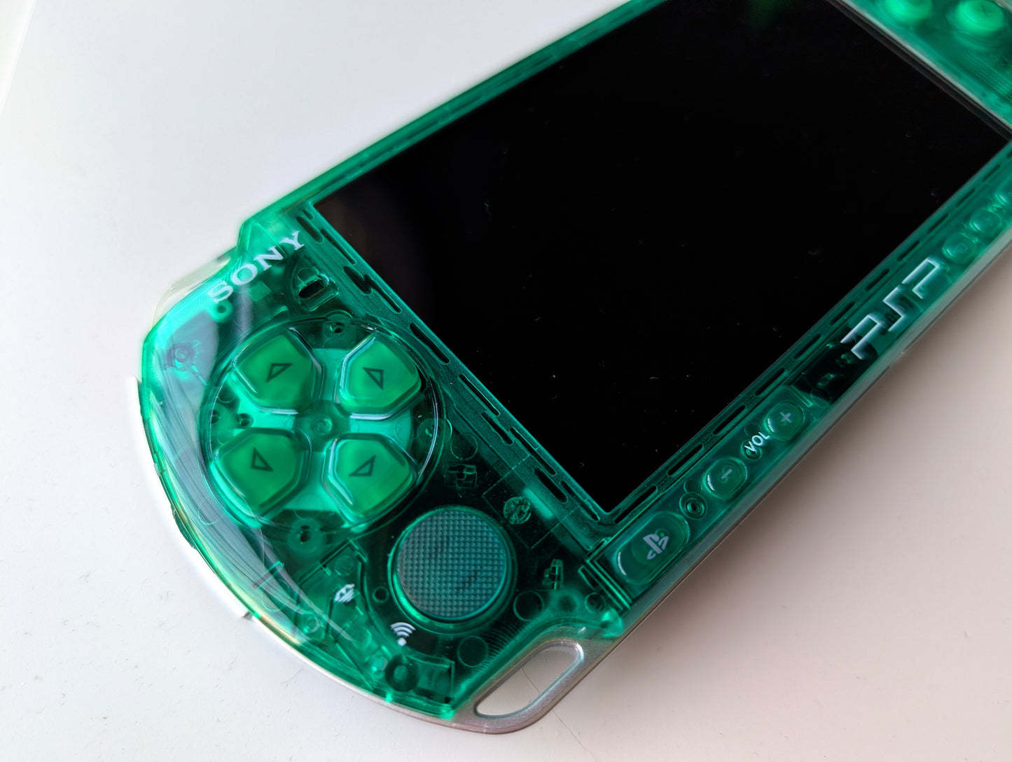Clear Green PSP 3000