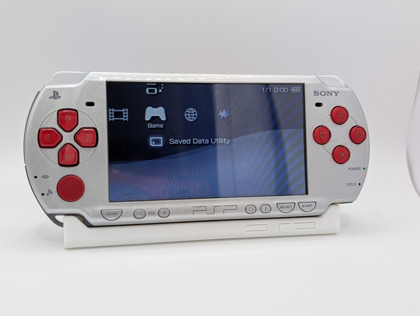Ice Silver Red PSP 2000