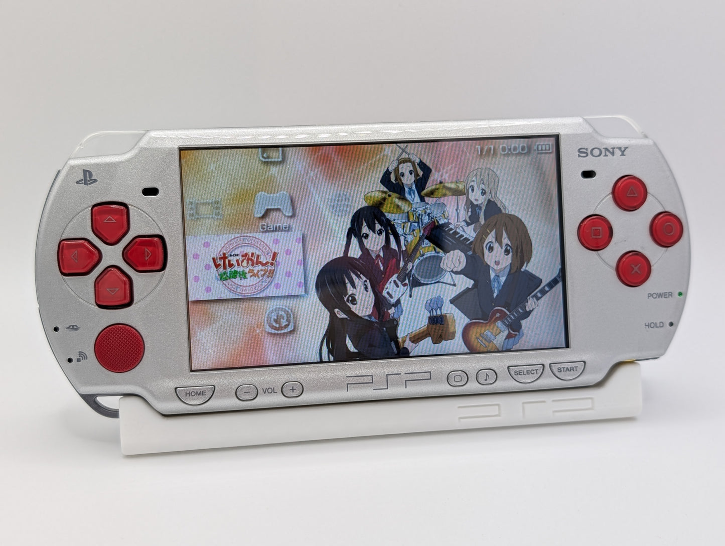 Ice Silver Red PSP 2000