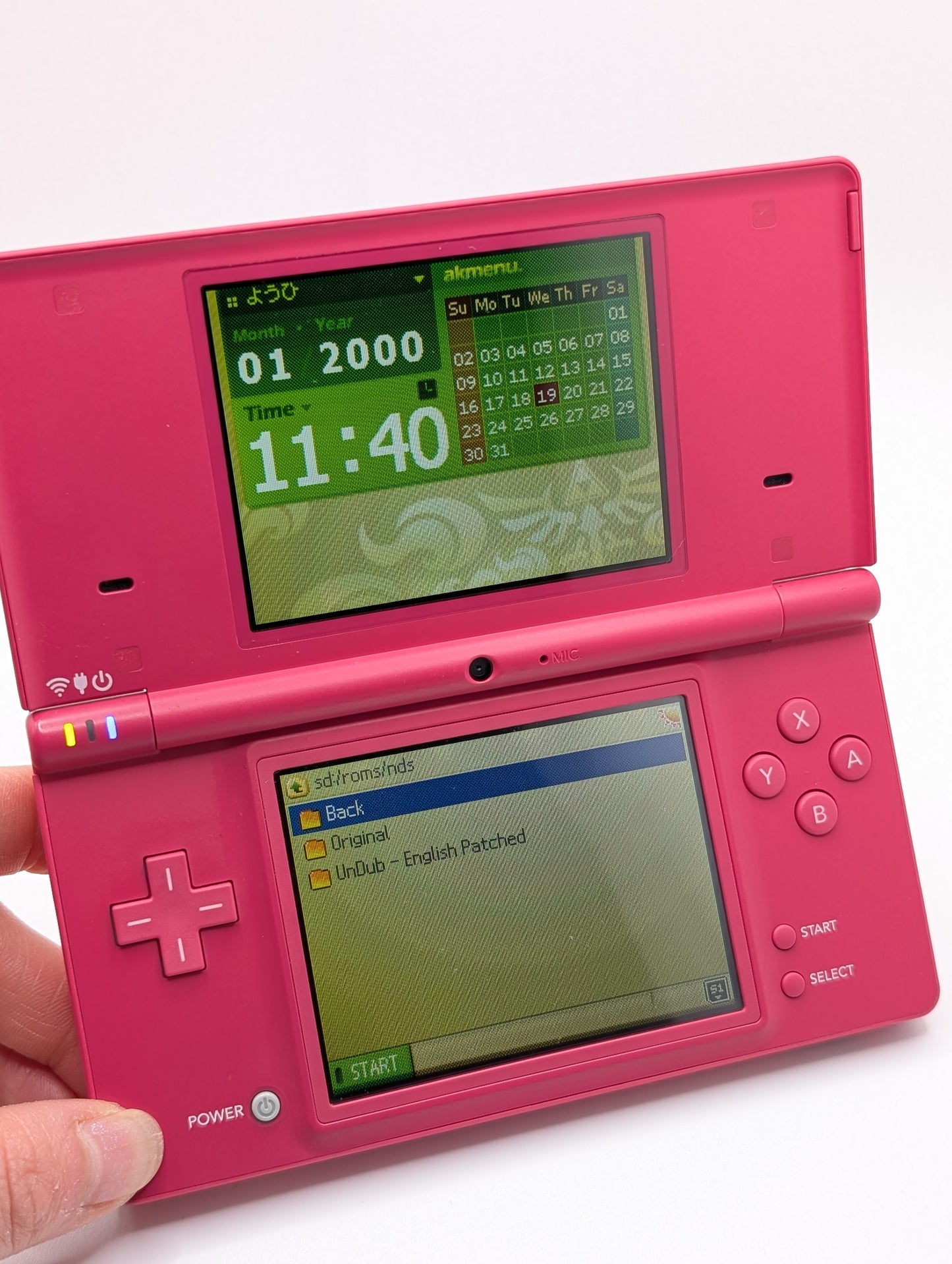 Pink DSi