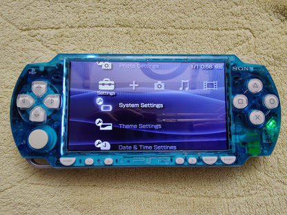 Clear BlueWhite PSP 2000