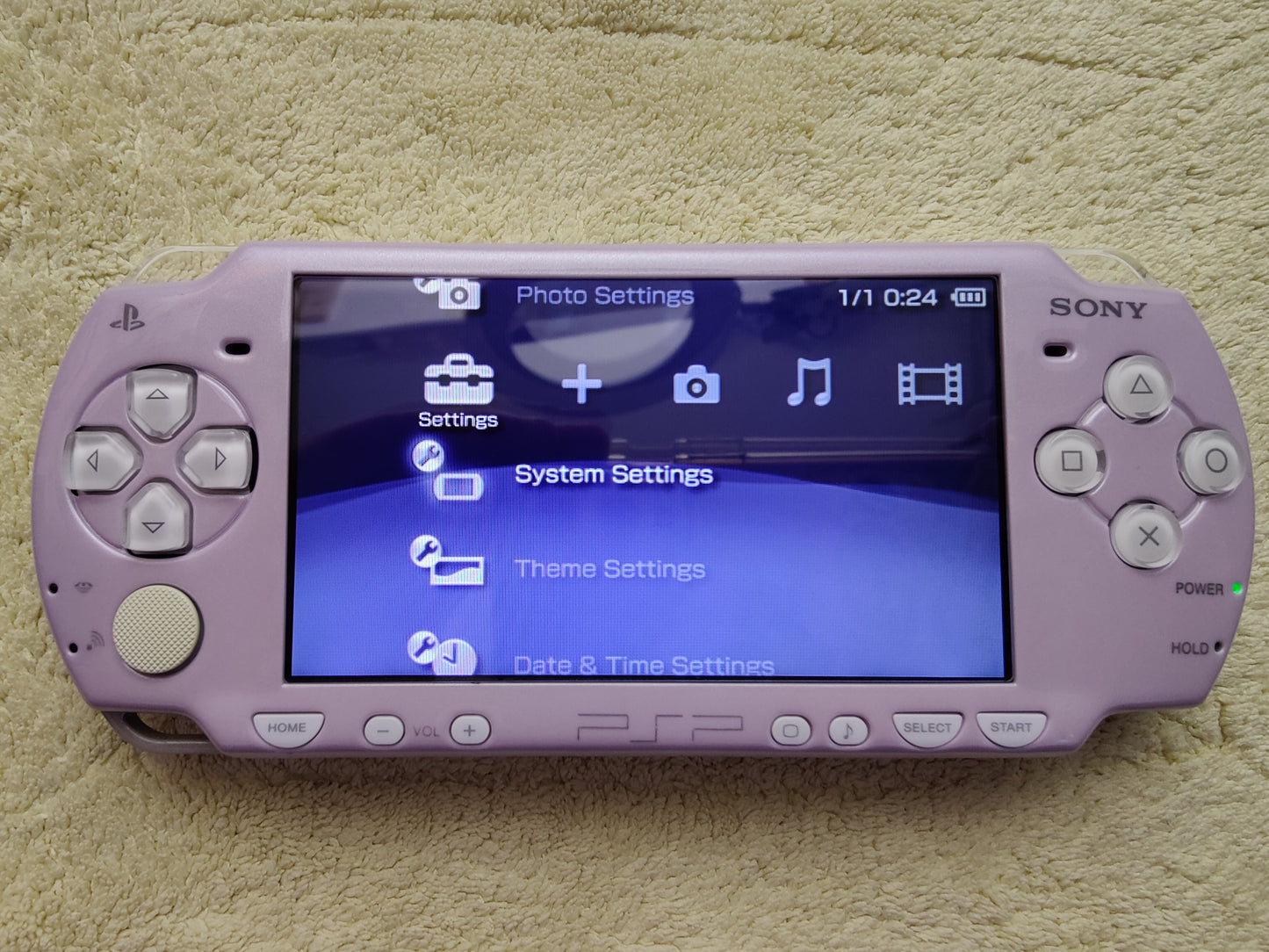 Lavender White PSP 2000