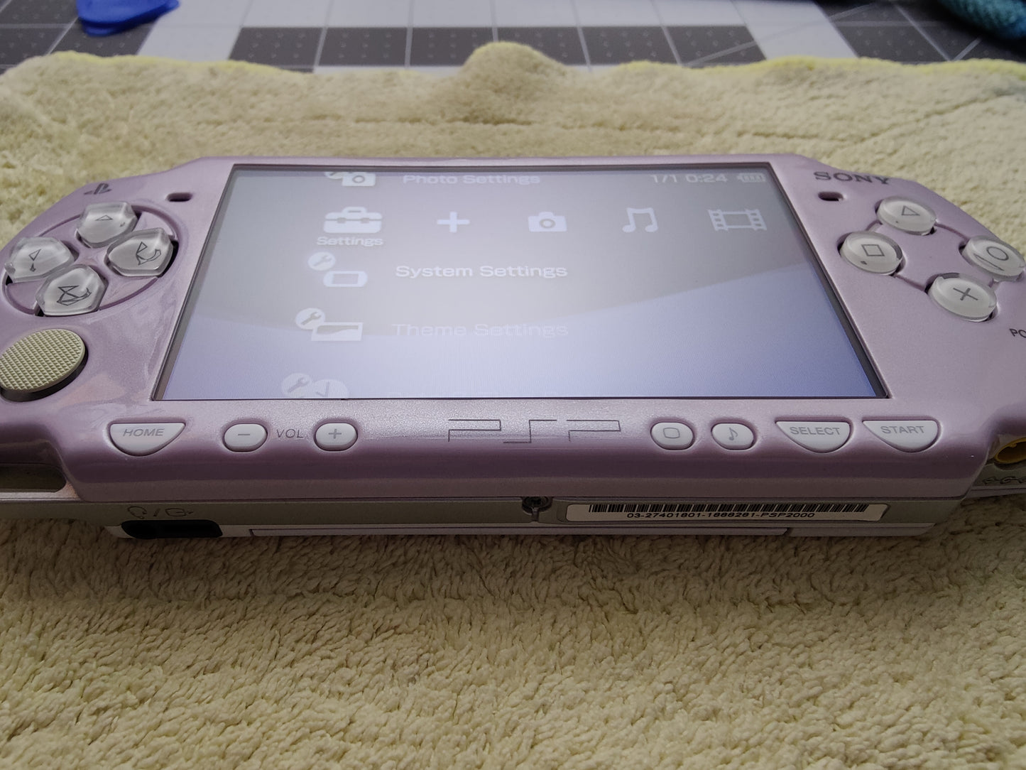 Lavender White PSP 2000