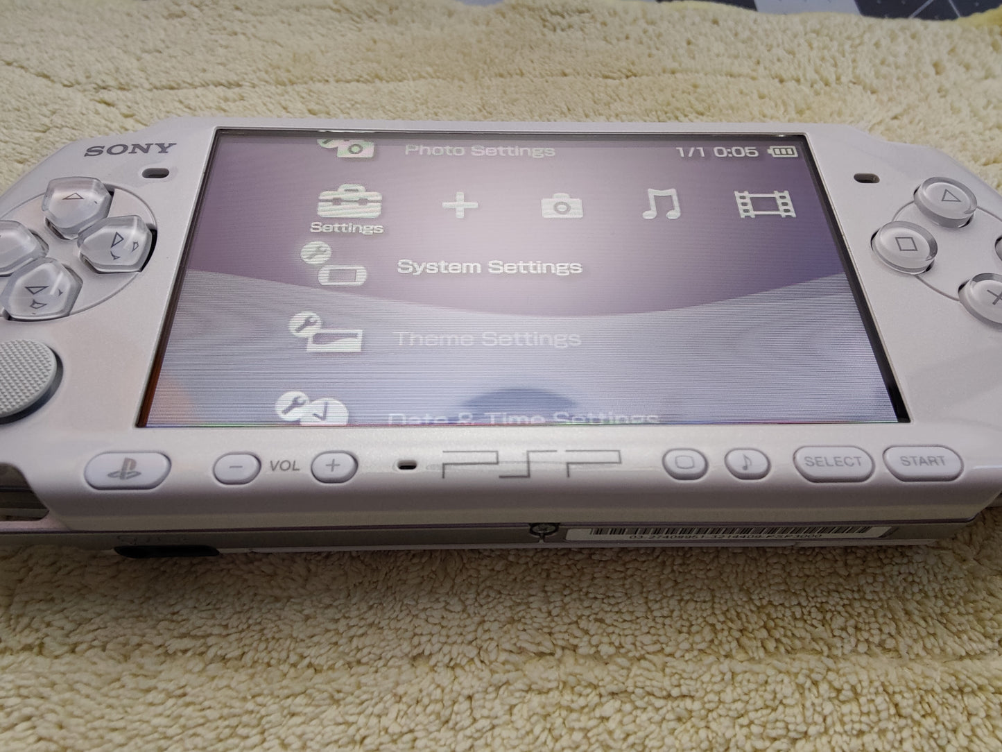 Boxed Pearl White PSP 3000