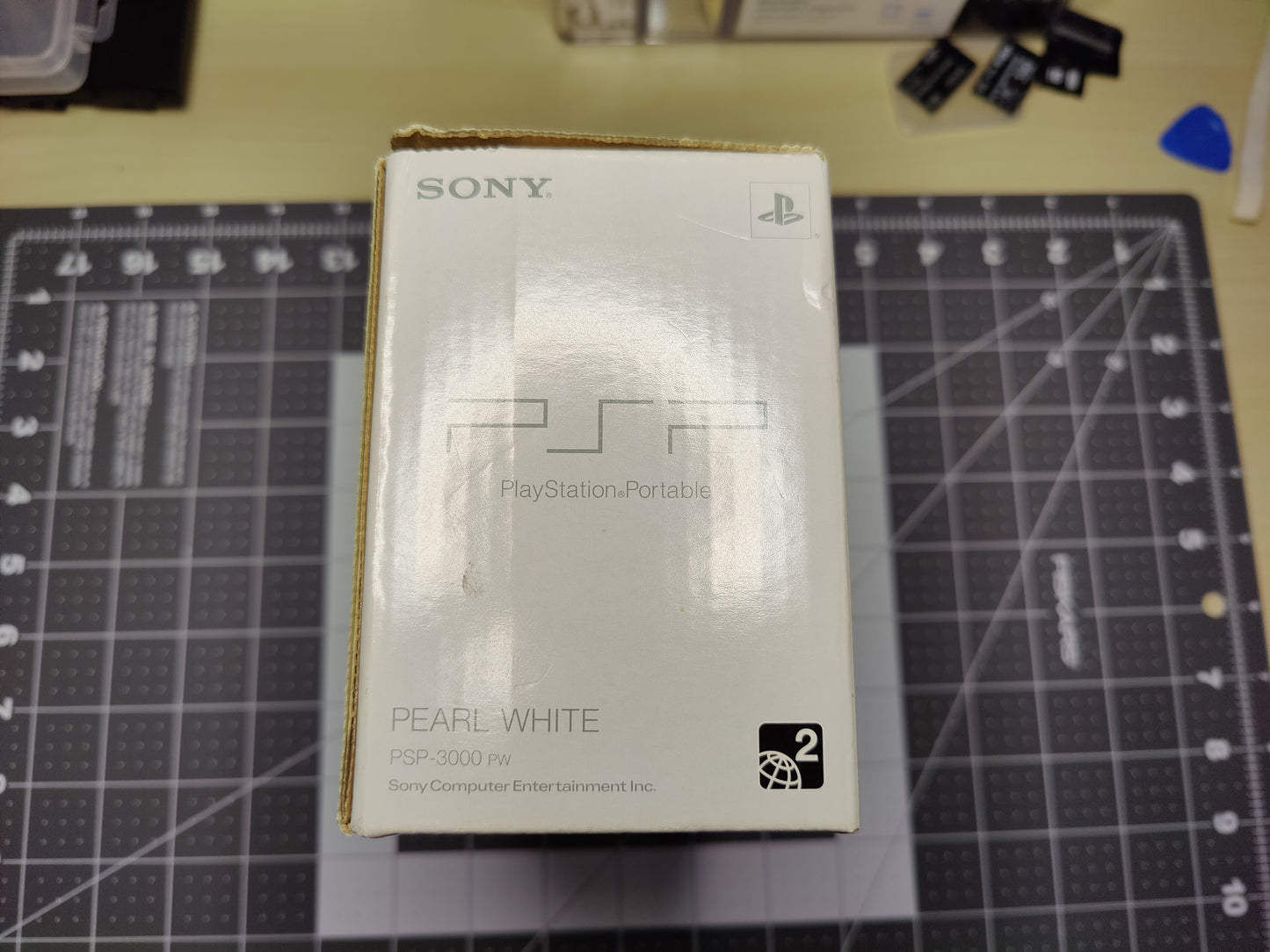 Boxed Pearl White PSP 3000