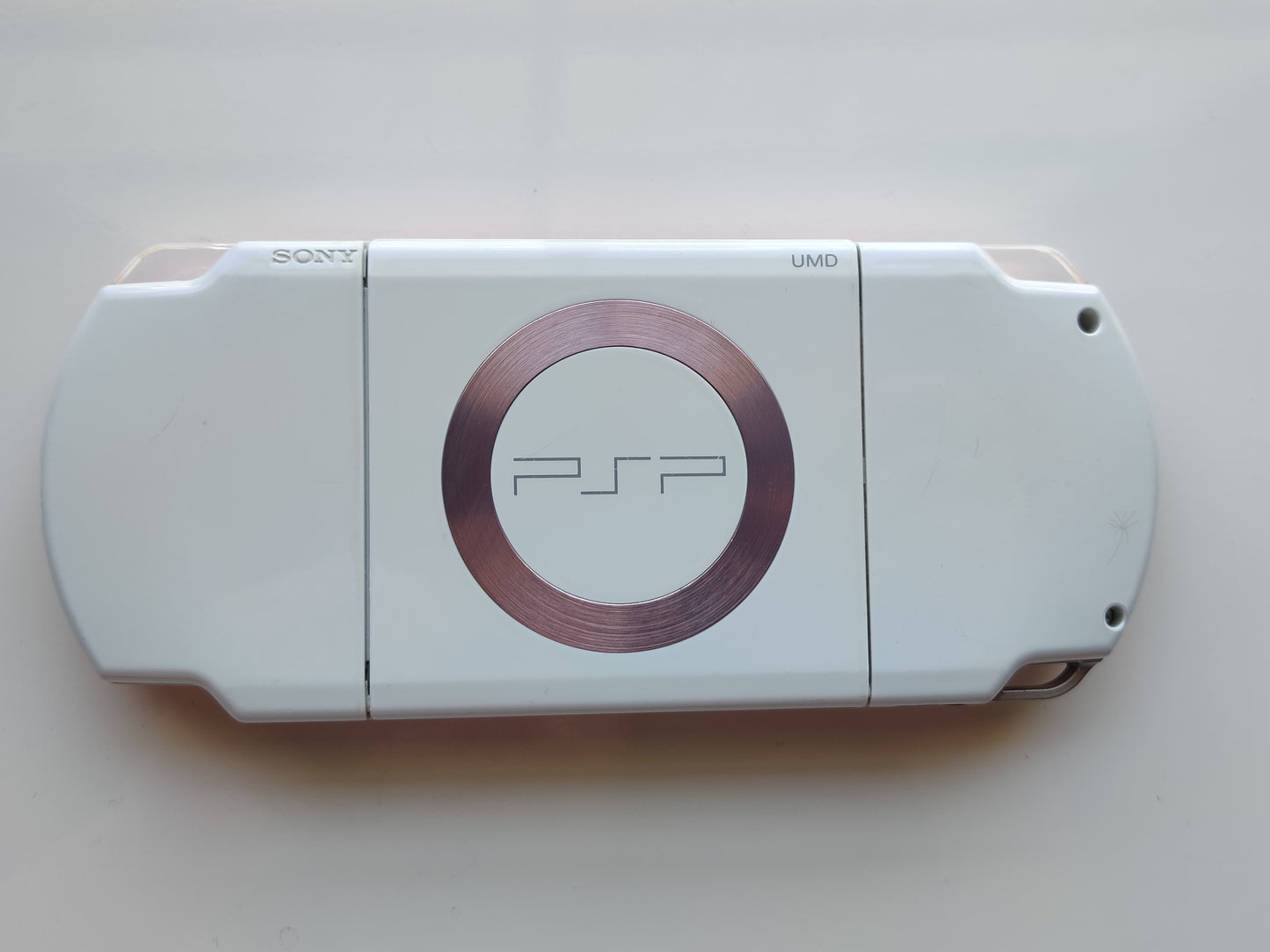 Clear PinkWhite PSP 2000