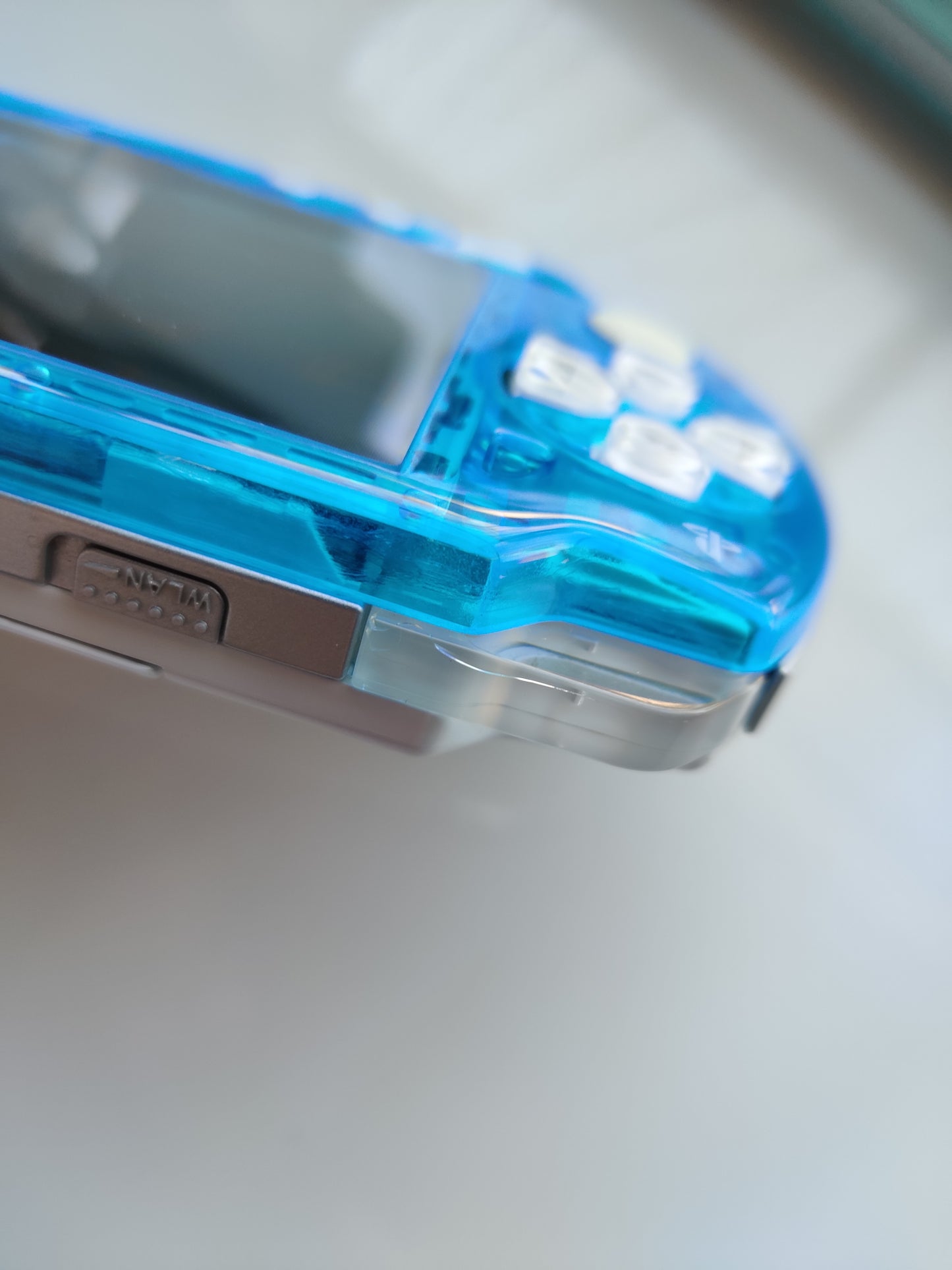 Clear BlueWhite PSP 2000