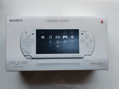 Boxed Ceramic White PSP 2000