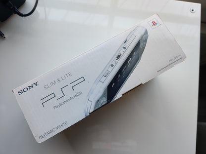 Boxed Ceramic White PSP 2000