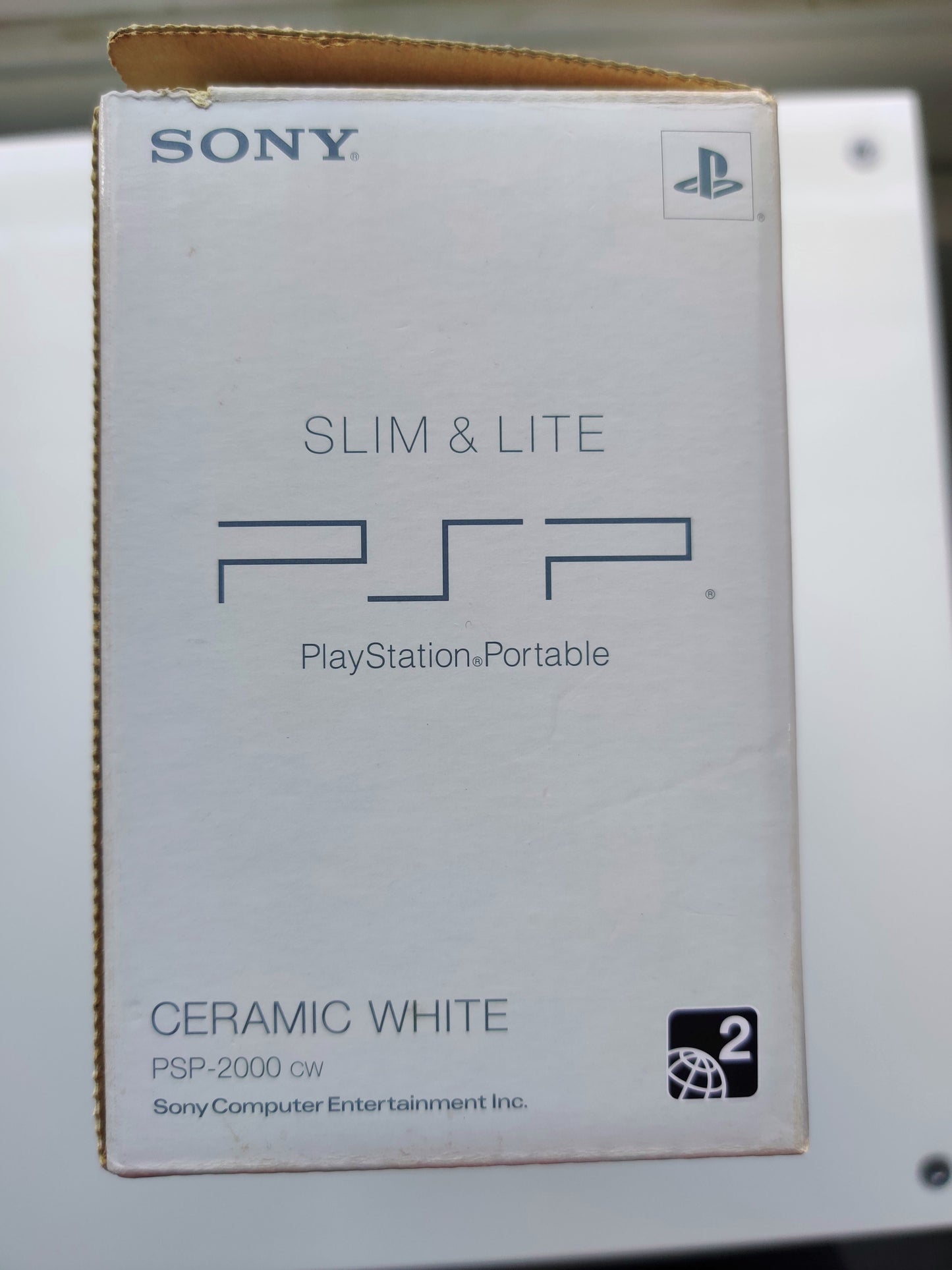 Boxed Ceramic White PSP 2000