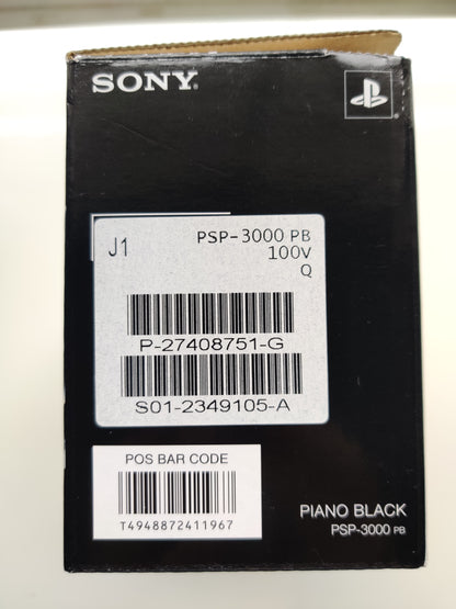 Boxed Piano Black PSP 3000