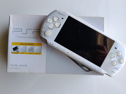 Boxed Pearl White PSP 3000