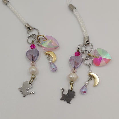 Moon Kitty Charm