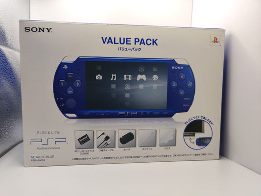 Boxed Metallic Blue PSP 2000 with Extras