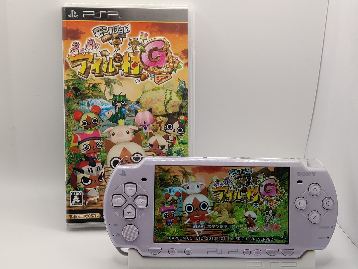 Monster Hunter Diary Poka Airu Village G PSP Game