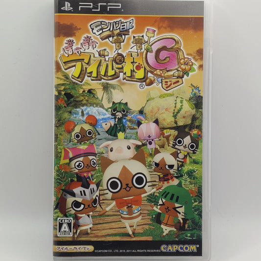 Monster Hunter Diary Poka Airu Village G PSP Game