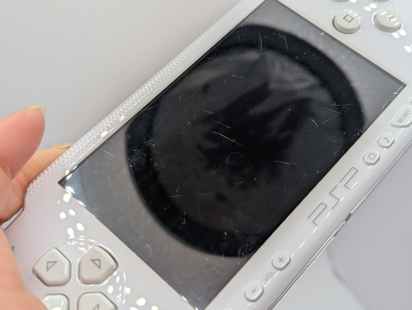 White PSP 1000 IPS Screen
