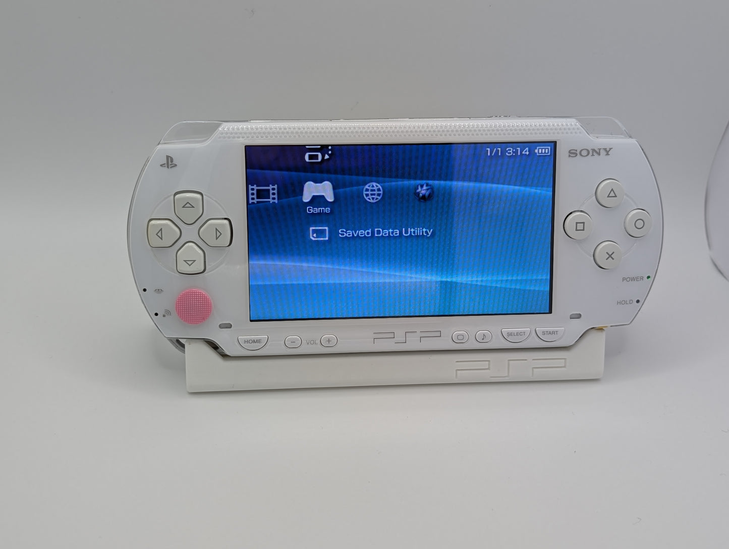 White PSP 1000 IPS Screen