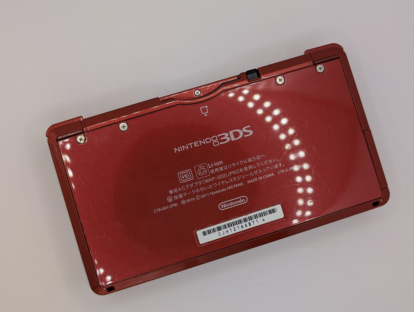 Boxed Metallic Red 3DS