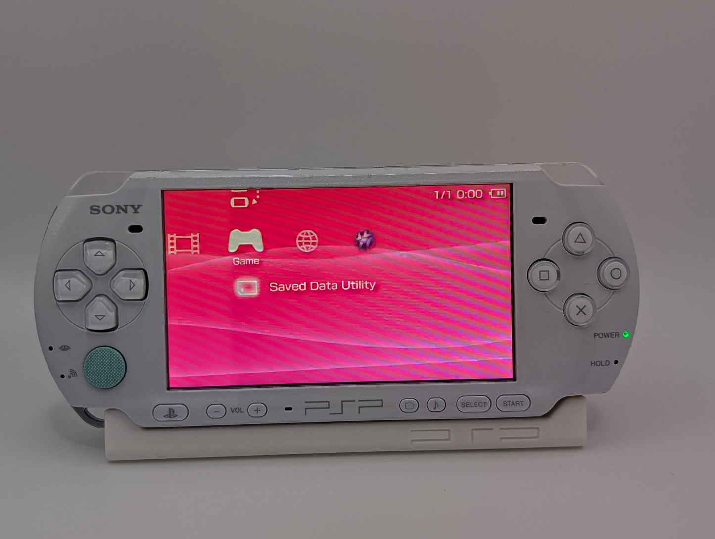 Pearl White / Mint PSP 3000