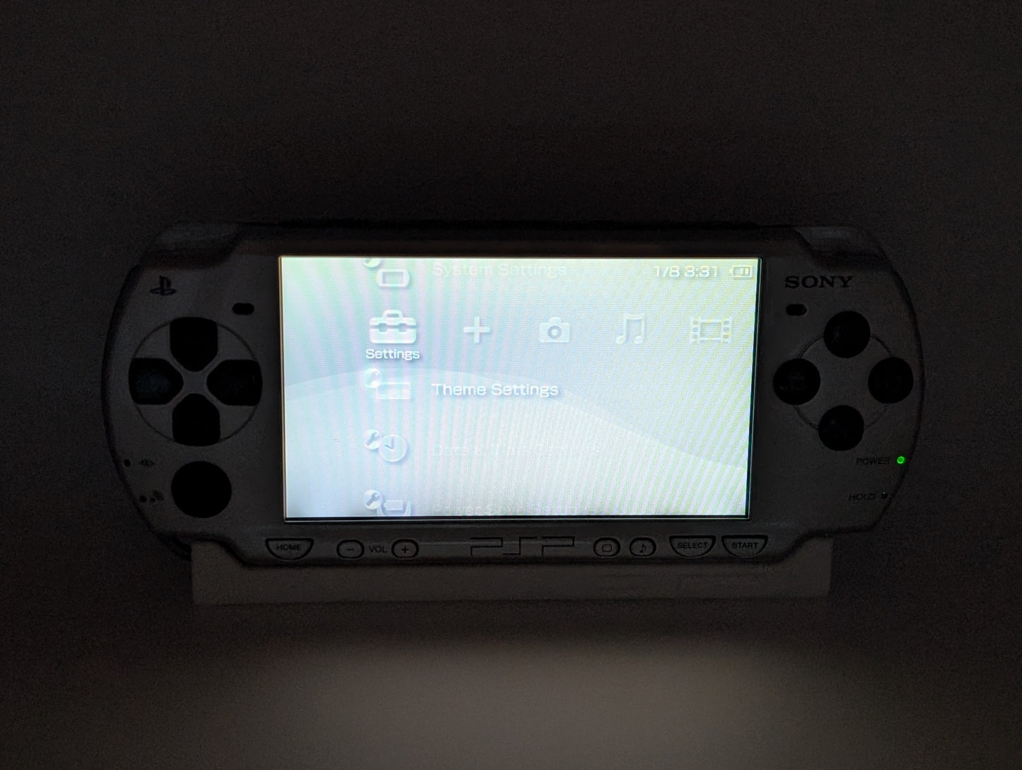 Ice Silver Black PSP 2000