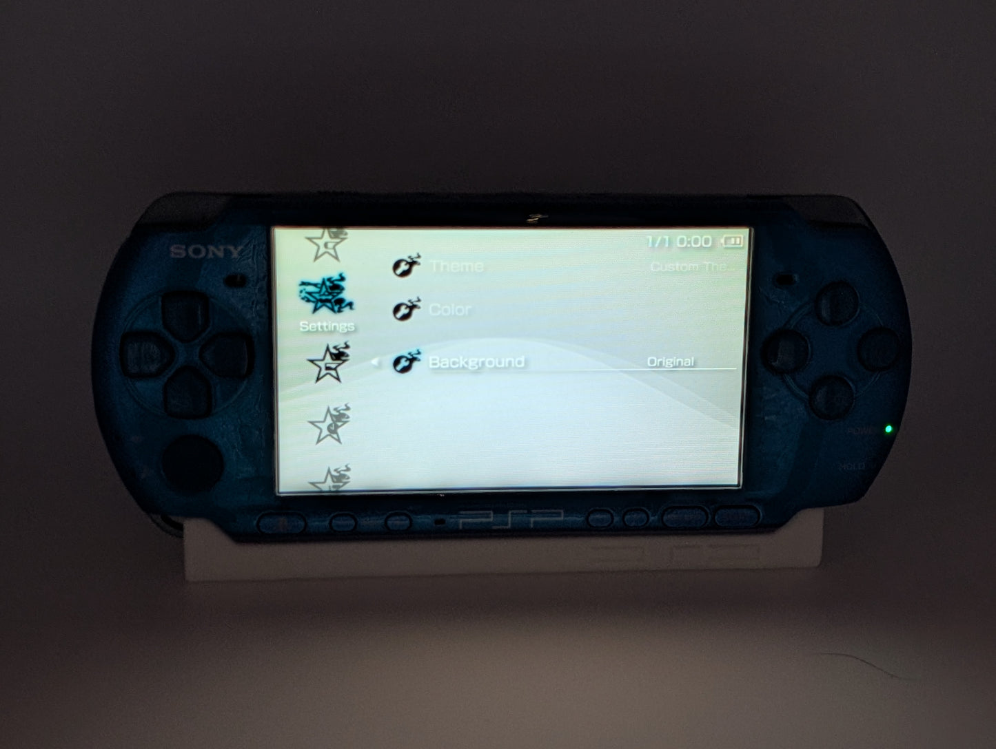 Vibrant Blue PSP 3000