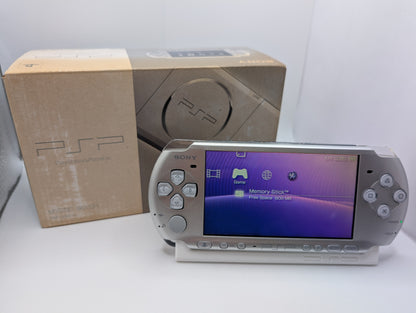Boxed Mystic Silver PSP 3000