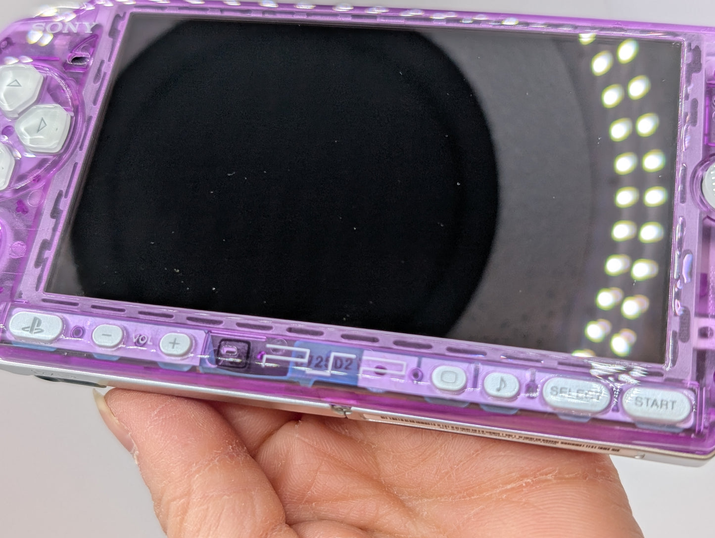 Clear Purple PSP 3000