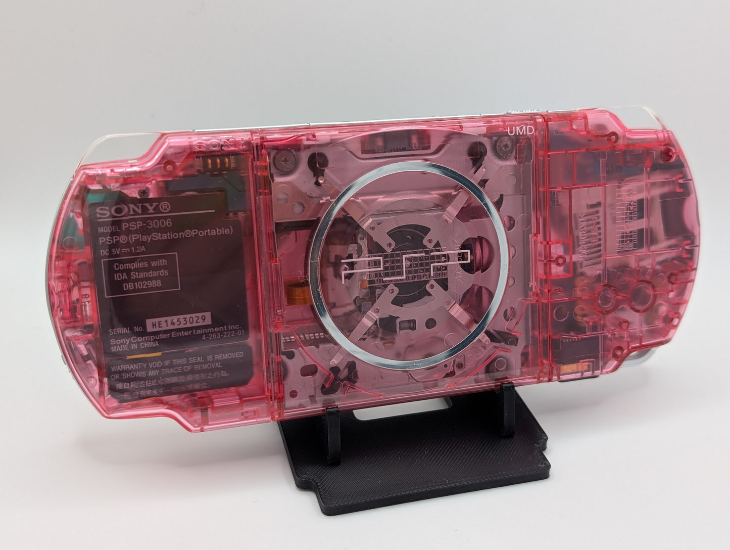 Clear Pink PSP 3000