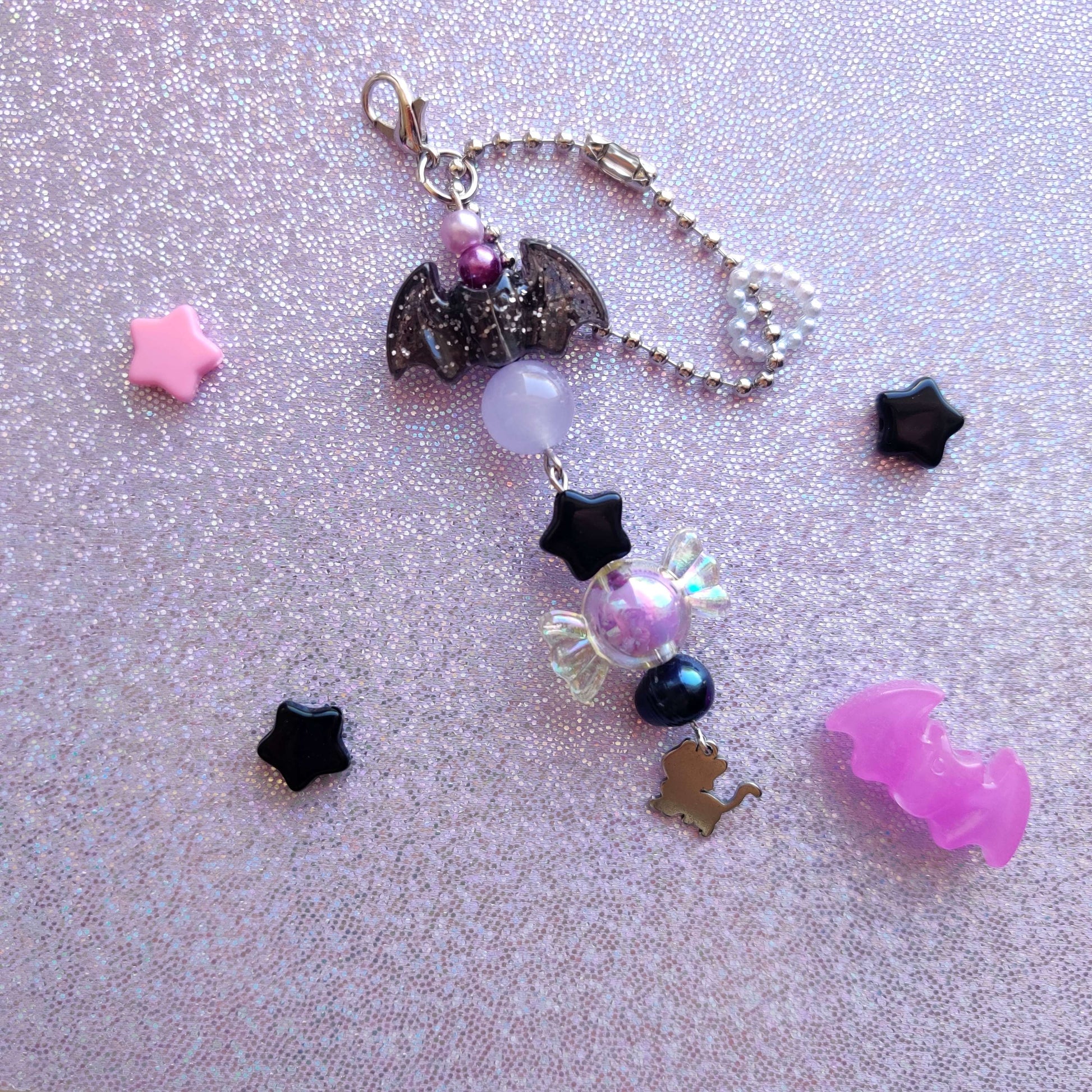 Pastel Goth Charms | Spooky Creative Charms | Coffin Charm | Tombstone