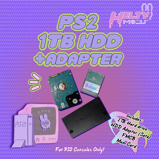 PS2 1TB HDD + Adapter