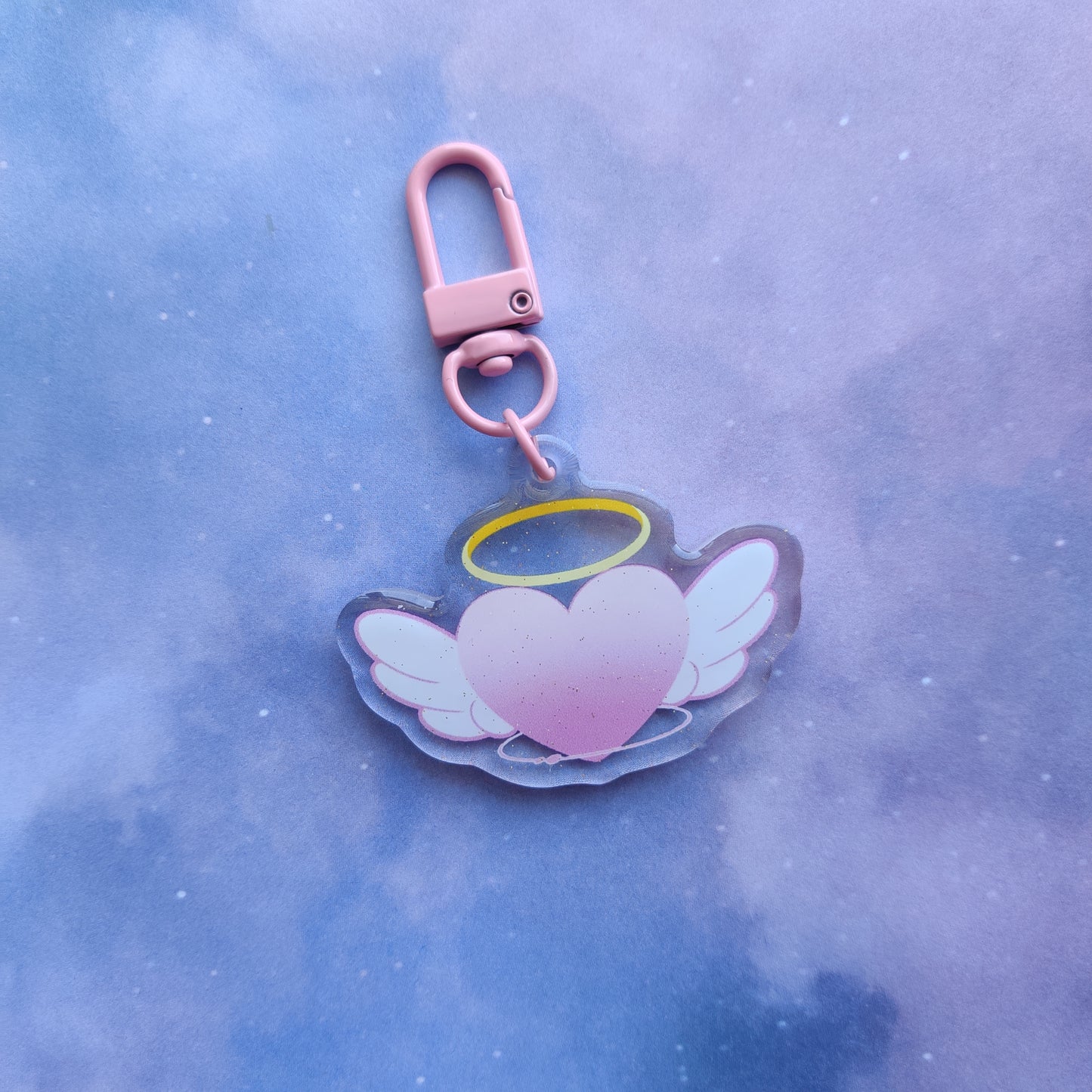 Winged Heart Charm