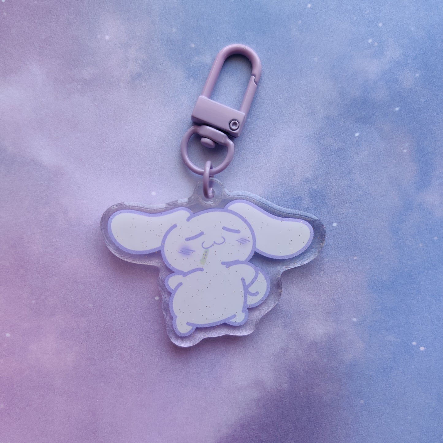 Purple Cinna Boi Charm