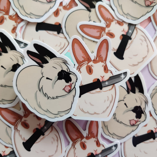 Bunny Meme Sticker
